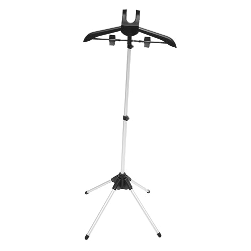 Ipetboom 1Set Foldable Garment Hanger Stand for Handheld Steamers Adjustable Clothes Drying Rack Lightweight and for Organizing Pants Scarves
