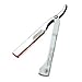 DOVO Stainless Steel shavette Razor Replaceable Blade with Red Blade Holder