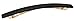France Luxe Long and Skinny Barrette - Black
