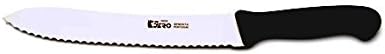 Jero 8" Sharp Serrated Bread Knife - Ideal For Sandwiches - Curved Blade For Easier Use - Made In Portugal With German Steel