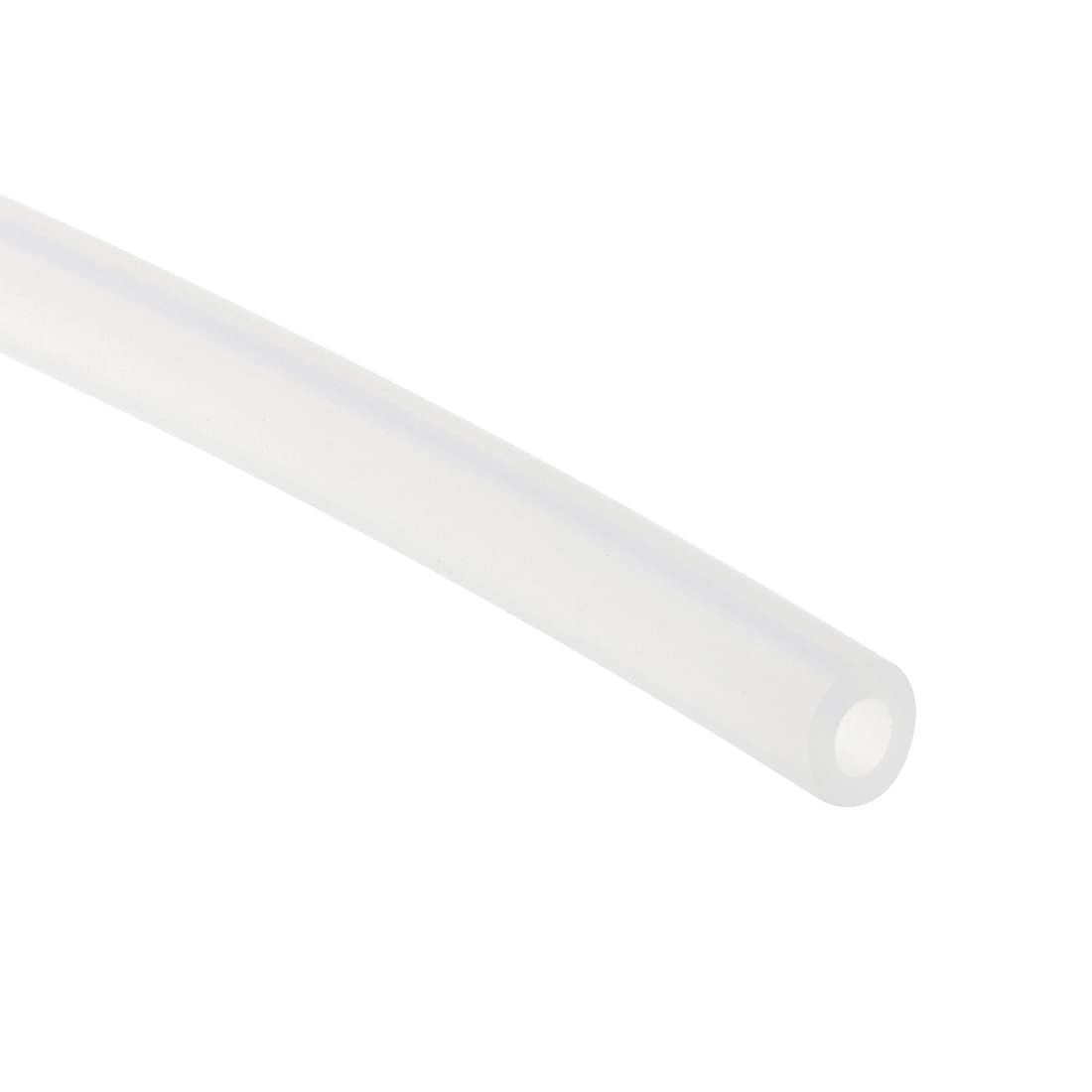 sourcing map Silicone Tubing, 4mm ID x 8mm OD 1.5m Rubber Tube Air Hose Water Pipe for Pump Transfer Translucent