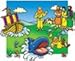 Little Folk Visuals Beginners Bible: Jonah Precut Flannel/Felt Board Figures, 11 Pieces Set