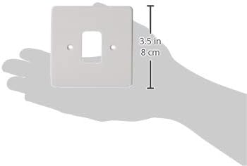 MK (ELECTRIC) Logic Plus 1 Module Grid Plus Front Plate, White - Image 4
