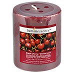 Luminessence Black Cherry Scented Pillar Candle