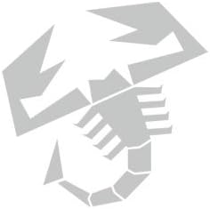 Supershaped Die-cut Sticker Scorpion, Silver, 240 mm