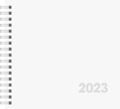 BRUNNEN Calendario semanal modelo 762 2023 tamaño hoja 16,2 x 15 cm blanco