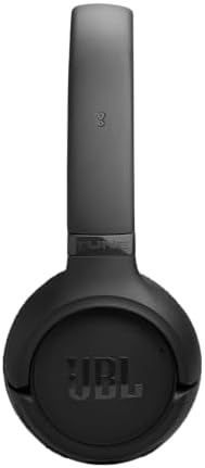 Tune 530 BT, auscultadores on-ear sem fios com Bluetooth 6.0, 76 horas de jogo com JBL Pure Bass, dobrável, Google Fast Pair, Microsoft Swift Pair, preto