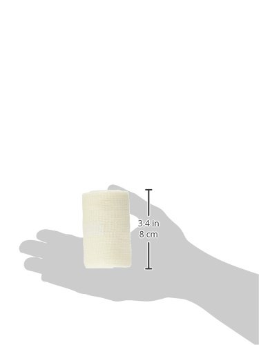 Pervis 5921 Cohesive Elastic Bandage 4 m x 8 cm, Latex Free, (Pack of 1), White, 10 x 4 m x 8 cm - Image 3