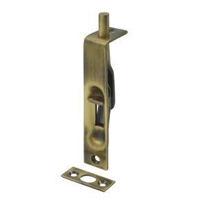 Deltana 4FBS5 HD Solid Brass 4-Inch Flush Bolt