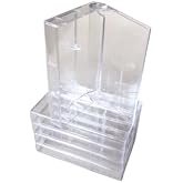 Cassette Tape Storage Cases, Clear Plastic (5)