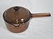 Corning Vision Visions 1 L. Amber Handled Lipped Saucepan with Lid