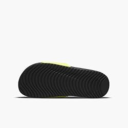 Nike Little/Big Kid's Kawa Slides, Volt/Black, 7Y
