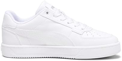 Unisex Kids Caven 2.0 Jr Scarpe da ginnastica, Puma White Puma Silver Puma Black, 39 EU
