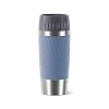 Emsa N2011800 Travel Mug Easy Twist Thermobeker, 360 ml, Aqua-Blauw