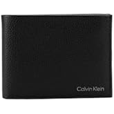 Calvin Klein Men's Genuine Bifold Leather Wallet RFID Protection, Black With Box