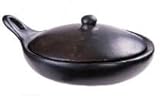 La Chamba Black Clay Saute Pan, 10