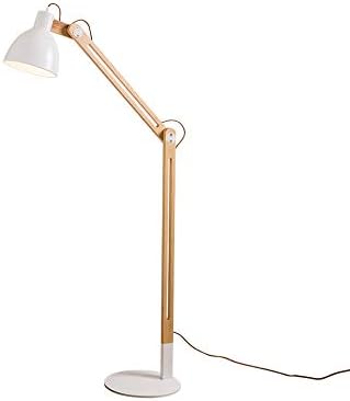 HomestorageCC Warm Personality Creative Vertical Long Arm Folding Sofa Floor Lamp with Light Source