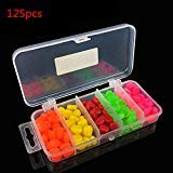 OriGlam 125pcs Simulation Fake Soft Baits Corn Carp Bait, 5 Colors Artificial Fake Corn Fishing Lure Carp Lures Baits