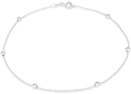 Verona Jewelers Sterling Silver Anklets For Women, Ankle Bracelets