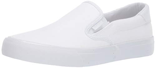 Lugz mens Clipper Classic Slip-on Fashion Sneaker, White, 15 US