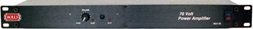 Rolls RA170 70-Volt/70 Watt Power Amplifier