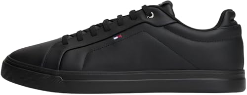 Herren Court Sneaker Icon Light aus Leder, Schwarz (Black), 41