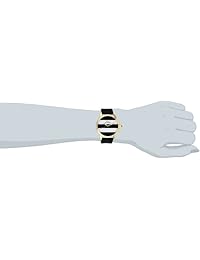 Juicy Couture de la mujer 1901098 Jetsetter Blanco y Negro Stripe Dial reloj