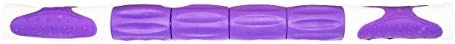 SELF MASSAGE ROLLER STICK FOR LARGE MUSCLE GROUPS. USE TO RELIEVE AND PREVENT SORE MUSCLES.HELPS WITH CIRCULATION. EASY TO USE! RECOVER AND HEAL FASTER 18" (White/Purple )
