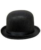 Quality Black Derby Hat (Toy)