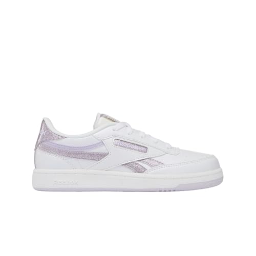 Reebok Club C Revenge Trainers, FTWRWHITE/Purple/DIGITALGLEAM, 31.5 EU / 13.5 UK, Ftwrwhite Purple Digitalgleam, 31.5 EU