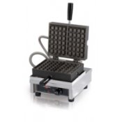 Click Here to See More Images Krampouz Single Waffle Irons (120V), Round, 90 degree opening