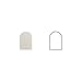 Calacatta Gold (Italian Calcutta) Marble 1/2 X 12 Pencil Liner, Honed