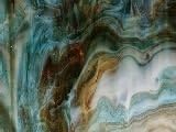 Armstrong Stained Glass Sheet - Blue-amber-white Opal - 8" X 12" (.67sf)