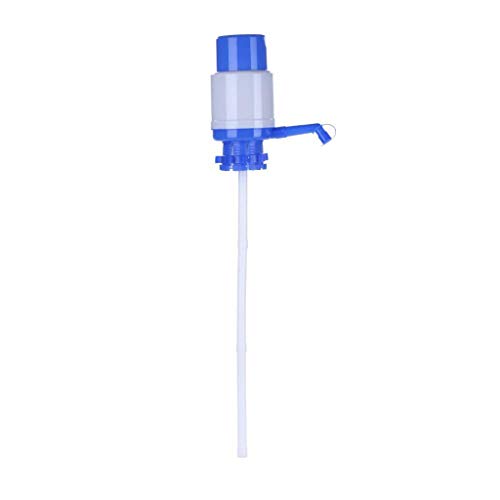Universal Manual Water Bottle Jug Hand Pump Dispenser Camping Drinking Spigot Drinking Water Pump 5&6 Gallon Blue