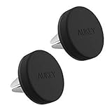 AUKEY Car Phone Mount, Air Vent Magnetic Phone Holder for iPhone X / 8 / 7 / 7plus / 6s, Samsung, LG, Nexus and More (2 Pack) (Gray)