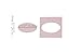 Bira Craft 2.5 inch Oval, Easter Egg Punch, Lever Action Craft Punch for Paper Crafting Scrapbooking