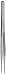 SE 6.5-Inch Medium Point Diamond Tweezers - 504TW