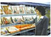 Caser 48in x 68in Reach Thru Display Cooler Curtain