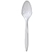 White Midweight Plastic Teaspoon Bulk Pack (400 Count) - Durable & Elegant Disposable Cutlery for Parties, Weddings, and Events
