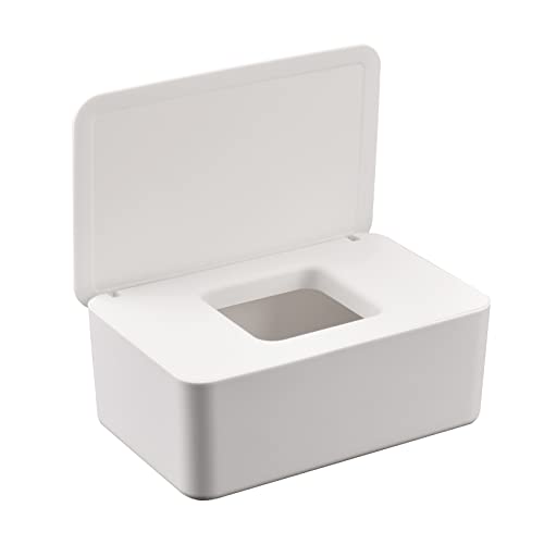 Pull Wet Wipes Dispenser Box with Moisture Seal Secure Lid, Baby Wipes Storage Box