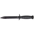 Glock Field Knife Fixed Blade Black Plain Root Saw 6.5" Polymer