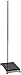American Educational Stamped Steel Support Ring Stand with Acid Resistant Finish, 6