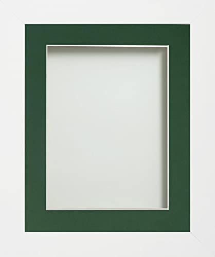 Frame Company Candy Range White Picture Photo Frames with Mount*Choice of Colours*