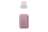 Smart&Cool Super Magnetic Lightning Converter Magnetic Adapter Compatible with iPhone, iPad , iPod Charging and Data Sync (Rose Gold)