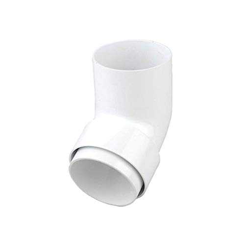 Wavin OSMA Roundline Downpipe Offset Bend (Spigot) White 0T026w
