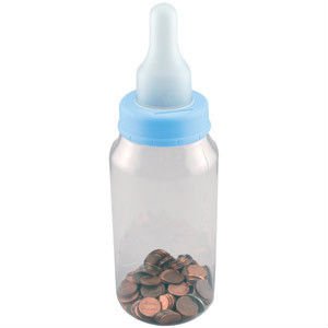 baby bottle piggy bank