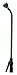 Dramm Touch-N-Flow Rain Wand – 30” Long, Green – Full Watering Flow with Trigger-Style Shut-Off Valve & Lock – High-Flow, Gentle Spray for Gardens, Hanging Baskets & Flowerbeds