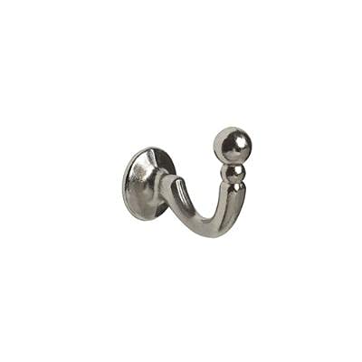 New Edge Blinds Pair Of Metal Tieback Hooks For Curtains (Satin Silver)