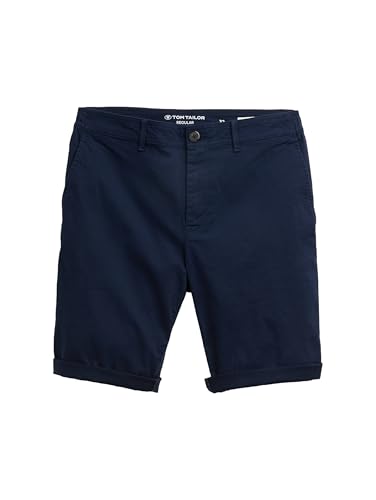 TOM TAILOR 1044845 Bermuda Shorts, 10668-Sky Captain Blue, 37 Uomo