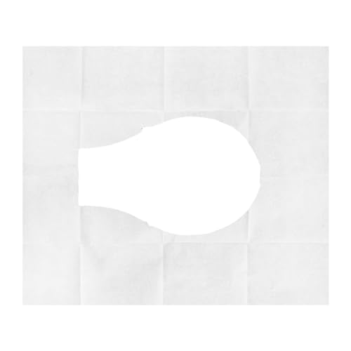 EXHUMKY 60pcs Disposable Toilet Seat Covers Travel-friendly Sanitary Potty Covers for Adults Boys and Girls Pulp Material for Public Restrooms and Outdoor Use